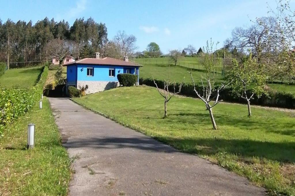 La Casa Azul De Lua Un Lugar Magico Villa Juncedo Екстериор снимка