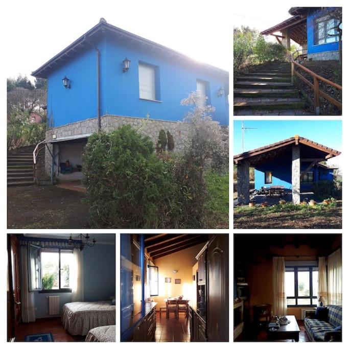 La Casa Azul De Lua Un Lugar Magico Villa Juncedo Екстериор снимка