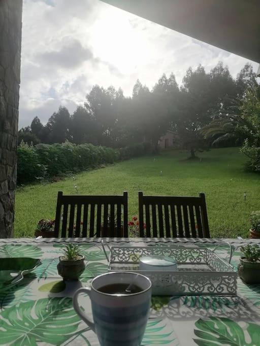La Casa Azul De Lua Un Lugar Magico Villa Juncedo Екстериор снимка